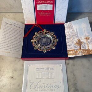2002 White House Christmas Ornament The East Room in 1902 IOB